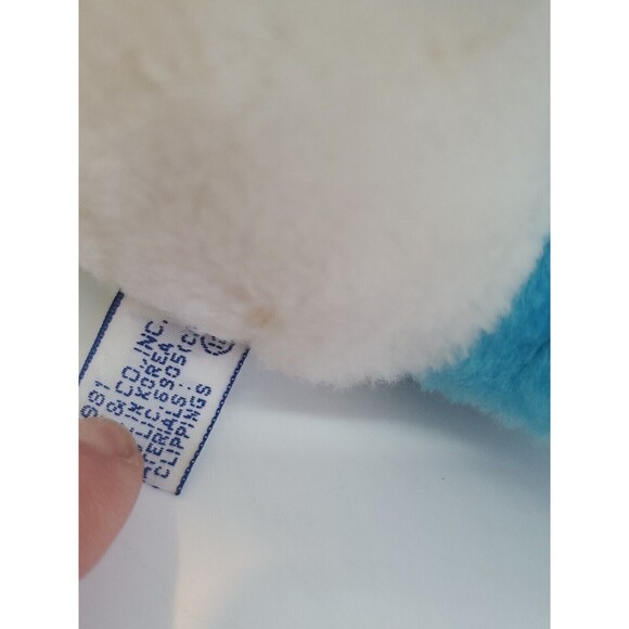 Vintage Smurfette Plush Smurf Character From 1981 10" Sitting Korea Peyo Wallace - Picture 11 of 12